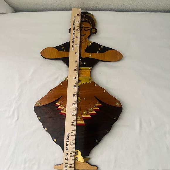 Hand Crafted Artistic Wall Decor Bundle of 3 Brown and Gold Beautiful Designs - Picture 8 of 12